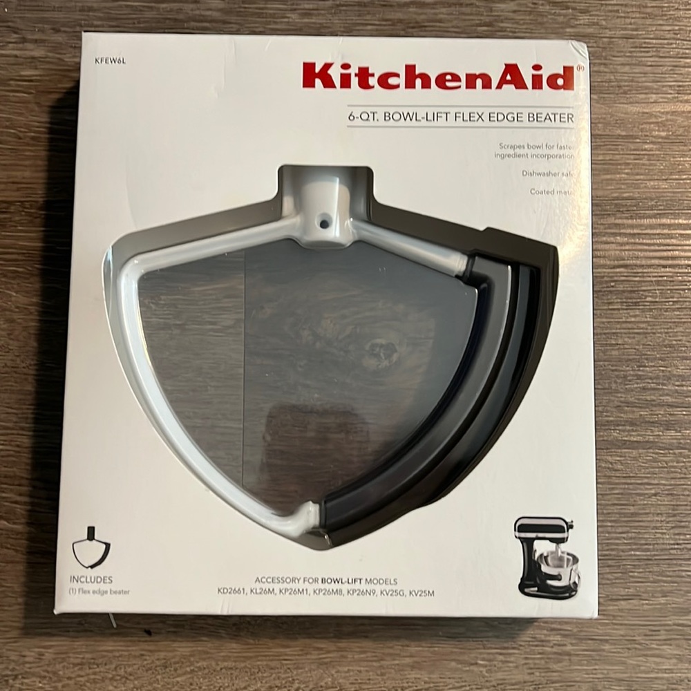 Kitchen Aid Edge Beater- for a 6 quart bowl
